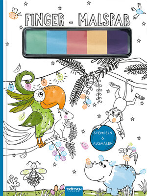 Buchcover Trötsch Malbuch mit Fingerstempelfarben Finger-Malspaß  | EAN 9783965526815 | ISBN 3-96552-681-2 | ISBN 978-3-96552-681-5