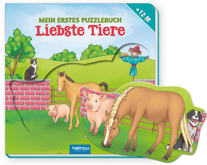 Buchcover Trötsch Pappenbuch Mein erstes Puzzlebuch Liebste Tiere  | EAN 9783965527874 | ISBN 3-96552-787-8 | ISBN 978-3-96552-787-4