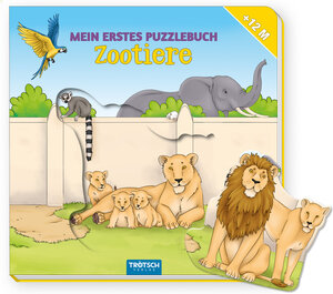 Buchcover Trötsch Pappenbuch Mein erstes Puzzlebuch Zootiere  | EAN 9783965527980 | ISBN 3-96552-798-3 | ISBN 978-3-96552-798-0