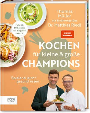 Buchcover Kochen für kleine und große Champions | Thomas Müller | EAN 9783965843592 | ISBN 3-96584-359-1 | ISBN 978-3-96584-359-2