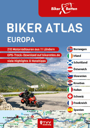 Buchcover Biker Atlas EUROPA  | EAN 9783965990357 | ISBN 3-96599-035-7 | ISBN 978-3-96599-035-7