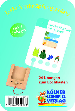Buchcover Erste Verknüpfungsspiele  | EAN 9783966220873 | ISBN 3-96622-087-3 | ISBN 978-3-96622-087-3