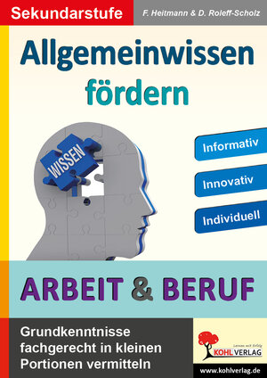 Buchcover Allgemeinwissen fördern ARBEIT & BERUF | Friedhelm Heitmann | EAN 9783966240390 | ISBN 3-96624-039-4 | ISBN 978-3-96624-039-0