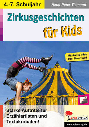 Buchcover Zirkusgeschichten für Kids | Hans-Peter Tiemann | EAN 9783966241342 | ISBN 3-96624-134-X | ISBN 978-3-96624-134-2