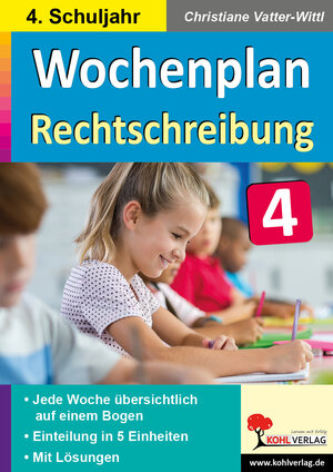 Buchcover Wochenplan Rechtschreibung / Klasse 4 | Christiane Vatter-Wittl | EAN 9783966241434 | ISBN 3-96624-143-9 | ISBN 978-3-96624-143-4