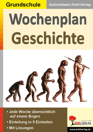 Buchcover Wochenplan Geschichte | Mila Müller | EAN 9783966241816 | ISBN 3-96624-181-1 | ISBN 978-3-96624-181-6