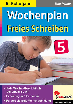 Buchcover Wochenplan Freies Schreiben / Klasse 5 | Mila Müller | EAN 9783966242134 | ISBN 3-96624-213-3 | ISBN 978-3-96624-213-4
