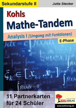 Buchcover Kohls Mathe-Tandem / Analysis I | Jutta Stecker | EAN 9783966242394 | ISBN 3-96624-239-7 | ISBN 978-3-96624-239-4