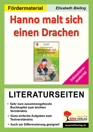 Buchcover Hanno malt sich einen Drachen - Literaturseiten / Inklusionsmaterial | Elisabeth Bieling | EAN 9783966247337 | ISBN 3-96624-733-X | ISBN 978-3-96624-733-7