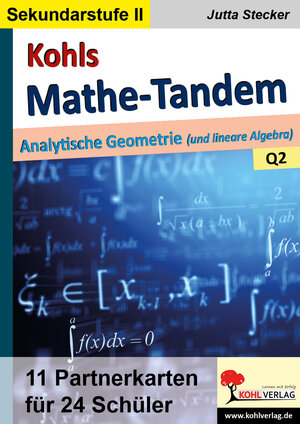 Buchcover Kohls Mathe-Tandem / Analytische Geometrie | Jutta Stecker | EAN 9783966247757 | ISBN 3-96624-775-5 | ISBN 978-3-96624-775-7