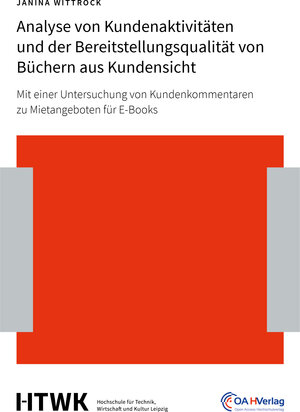Buchcover Analyse von Kundenaktivitäten und der Bereitstellungsqualität von Büchern aus Kundensicht | Janina Wittrock | EAN 9783966270083 | ISBN 3-96627-008-0 | ISBN 978-3-96627-008-3