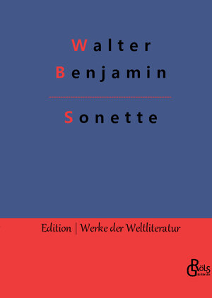 Buchcover Sonette | Walter Benjamin | EAN 9783966374804 | ISBN 3-96637-480-3 | ISBN 978-3-96637-480-4