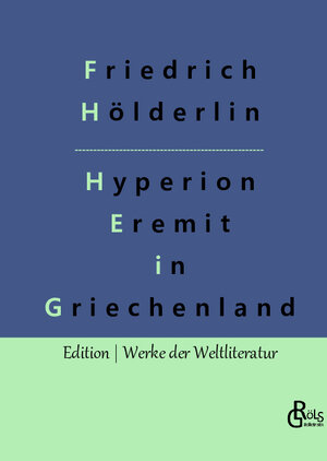 Buchcover Hyperion | Friedrich Hölderlin | EAN 9783966378697 | ISBN 3-96637-869-8 | ISBN 978-3-96637-869-7