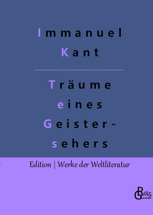 Buchcover Träume eines Geistersehers | Immanuel Kant | EAN 9783966378871 | ISBN 3-96637-887-6 | ISBN 978-3-96637-887-1
