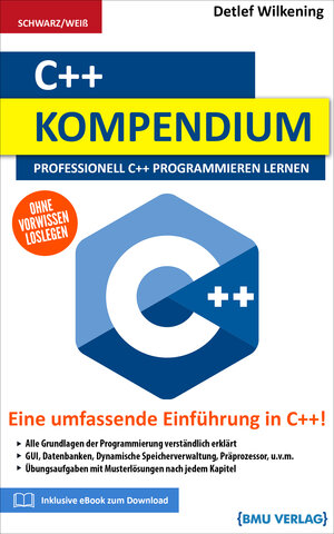 Buchcover C++ Kompendium | Detlef Wilkening | EAN 9783966451161 | ISBN 3-96645-116-6 | ISBN 978-3-96645-116-1