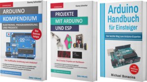 Buchcover Arduino Kompendium + Projekte mit Arduino und ESP + Arduino Handbuch für Einsteiger | Michael Bonacina | EAN 9783966451338 | ISBN 3-96645-133-6 | ISBN 978-3-96645-133-8