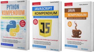 Buchcover Python Kompendium + JavaScript Kompendium + Java Kompendium | Sarah Schmitt | EAN 9783966451390 | ISBN 3-96645-139-5 | ISBN 978-3-96645-139-0