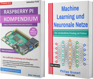 Buchcover Raspberry Pi Kompendium + Machine Learning und Neuronale Netze (Taschenbuch)) | Sebastian Pohl | EAN 9783966458887 | ISBN 3-96645-888-8 | ISBN 978-3-96645-888-7