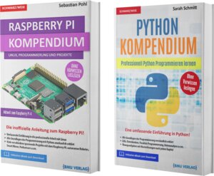 Buchcover Raspberry Pi Kompendium + Python Kompendium (Taschenbuch) | Sebastian Pohl | EAN 9783966458900 | ISBN 3-96645-890-X | ISBN 978-3-96645-890-0