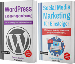 Buchcover WordPress Ladezeitoptimierung für Einsteiger (Taschenbuch) + Social Media Marketing für Einsteiger (Hardcover) | Daniel Knoden | EAN 9783966459648 | ISBN 3-96645-964-7 | ISBN 978-3-96645-964-8