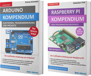 Buchcover Arduino Kompendium + Raspberry Pi Kompendium (Taschenbuch) | Danny Schreiter | EAN 9783966459938 | ISBN 3-96645-993-0 | ISBN 978-3-96645-993-8