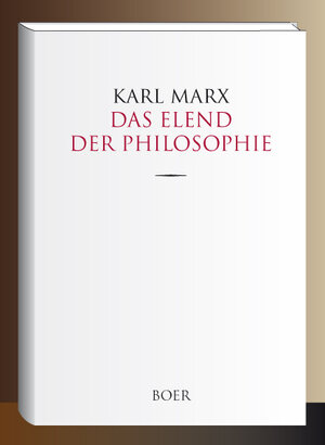 Buchcover Das Elend der Philosophie | Karl Marx | EAN 9783966622431 | ISBN 3-96662-243-2 | ISBN 978-3-96662-243-1