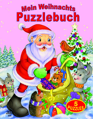 Buchcover Mein Weihnachts-Puzzlebuch 5 Puzzles (12 teilig) mit gereimten Texten Blattstärke 3mm | S. Hüttenbrenner | EAN 9783966985222 | ISBN 3-96698-522-5 | ISBN 978-3-96698-522-2