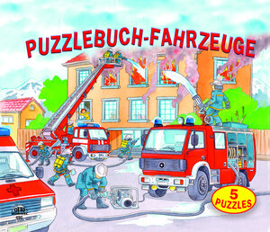 Buchcover Puzzlebuch Fahrzeuge 5 Puzzles (12 teilig) mit gereimten Texten | J. Fischer | EAN 9783966985246 | ISBN 3-96698-524-1 | ISBN 978-3-96698-524-6
