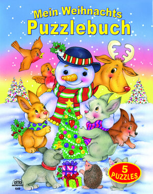Buchcover Mein Weihnachts-Puzzlebuch 5 Puzzles (12 teilig) mit gereimten Texten Blattstärke 3mm | S. Hüttenbrenner | EAN 9783966985253 | ISBN 3-96698-525-X | ISBN 978-3-96698-525-3
