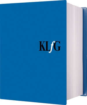 Buchcover Kritisches Lexikon zur fremdsprachigen Gegenwartsliteratur (KLfG)  | EAN 9783967078312 | ISBN 3-96707-831-0 | ISBN 978-3-96707-831-2