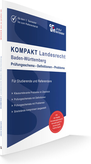 Buchcover KOMPAKT Landesrecht - Baden-Württemberg | Dirk Kues | EAN 9783967120332 | ISBN 3-96712-033-3 | ISBN 978-3-96712-033-2