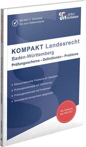 Buchcover KOMPAKT Landesrecht - Baden-Württemberg | Dirk Kues | EAN 9783967120776 | ISBN 3-96712-077-5 | ISBN 978-3-96712-077-6
