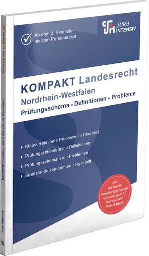 Buchcover KOMPAKT Landesrecht - NRW | Dirk Kues | EAN 9783967121094 | ISBN 3-96712-109-7 | ISBN 978-3-96712-109-4