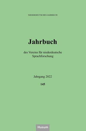 Buchcover Niederdeutsches Jahrbuch  | EAN 9783967171211 | ISBN 3-96717-121-3 | ISBN 978-3-96717-121-1
