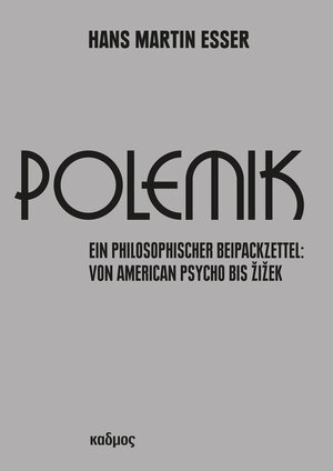 Buchcover Polemik | Hans Martin Esser | EAN 9783967500653 | ISBN 3-96750-065-9 | ISBN 978-3-96750-065-3