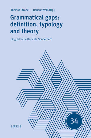 Buchcover Grammatical gaps: definition, typology and theory  | EAN 9783967692914 | ISBN 3-96769-291-4 | ISBN 978-3-96769-291-4
