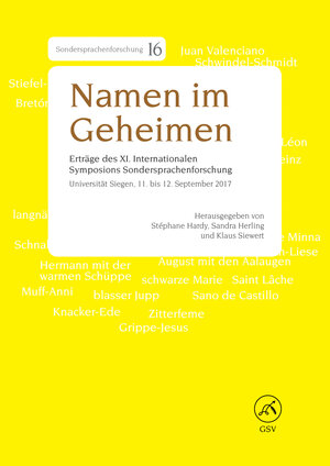 Buchcover Namen im Geheimen  | EAN 9783967693584 | ISBN 3-96769-358-9 | ISBN 978-3-96769-358-4
