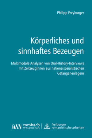 Buchcover Körperliches und sinnhaftes Bezeugen | Philipp Freyburger | EAN 9783968219899 | ISBN 3-96821-989-9 | ISBN 978-3-96821-989-9