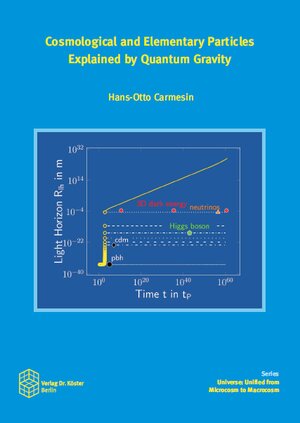 Buchcover Cosmological and Elementary Particles Explained by Quantum Gravity | Hans-Otto Carmesin | EAN 9783968310183 | ISBN 3-96831-018-7 | ISBN 978-3-96831-018-3