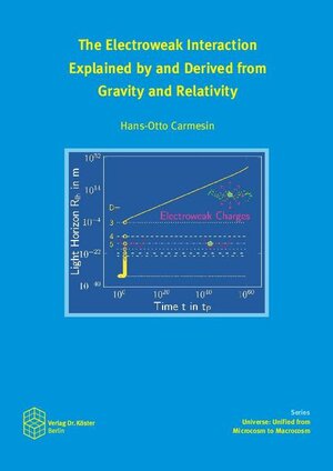 Buchcover The Electroweak Interaction Explained by and Derived from Gravity and Relativity | Hans-Otto Carmesin | EAN 9783968310329 | ISBN 3-96831-032-2 | ISBN 978-3-96831-032-9