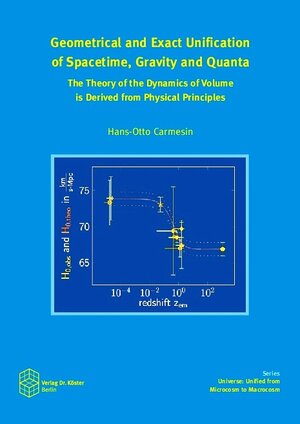 Buchcover Geometrical and Exact Unification of Spacetime, Gravity and Quanta | Hans-Otto Carmesin | EAN 9783968310428 | ISBN 3-96831-042-X | ISBN 978-3-96831-042-8