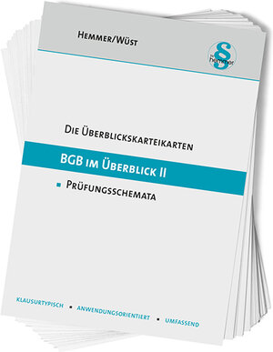 Buchcover Überblickskarteikarten BGB im Überblick II - Nebengebiete | Karl-Edmund Hemmer | EAN 9783968382524 | ISBN 3-96838-252-8 | ISBN 978-3-96838-252-4