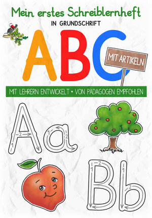 Buchcover Mein buntes Kinder-ABC in Grundschrift mit Artikeln  | EAN 9783968400419 | ISBN 3-96840-041-0 | ISBN 978-3-96840-041-9
