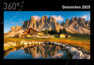 Buchcover 360° Dolomiten Premiumkalender 2025  | EAN 9783968555188 | ISBN 3-96855-518-X | ISBN 978-3-96855-518-8
