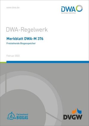 Buchcover Merkblatt DWA-M 376 Freistehende Biogasspeicher  | EAN 9783968621654 | ISBN 3-96862-165-4 | ISBN 978-3-96862-165-4