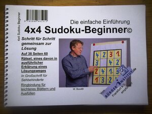 Buchcover 4x4 Sudoku-Beginner in A4 | Werner Bood | EAN 9783968861012 | ISBN 3-96886-101-9 | ISBN 978-3-96886-101-2