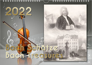 Buchcover Komponisten-Kalender, Bach-Kalender, Musik-Kalender 2022, DIN A4 | Peter Bach jr. | EAN 9783969030332 | ISBN 3-96903-033-1 | ISBN 978-3-96903-033-2