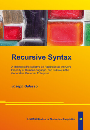 Buchcover Recursive Syntax | Joseph Galasso | EAN 9783969390870 | ISBN 3-96939-087-7 | ISBN 978-3-96939-087-0