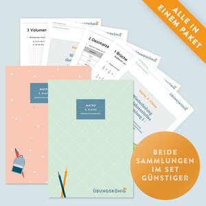 Buchcover Vorteils-Set: Mathe, 6. Klasse: Wiederholung des Jahresstoffs Teil 1 + 2! | Anja Mahl | EAN 9783969793497 | ISBN 3-96979-349-1 | ISBN 978-3-96979-349-7