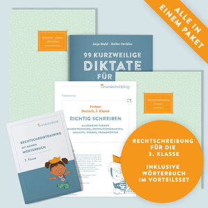 Buchcover Grundschule - Günstiger im Set: Deutsch, Rechtschreibung, 3. Klasse | Anja Mahl | EAN 9783969793541 | ISBN 3-96979-354-8 | ISBN 978-3-96979-354-1